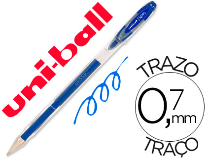 Bolígrafo uni-ball UM-120 Signo tinta gel azul